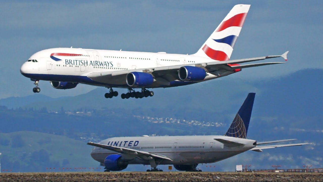 AWESOME San Francisco Airport Plane Spotting | SFO Plane Spotting