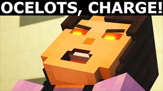 Ocelots, Charge! / I'll Talk To Him - Alternative Choices - Minecraft: Story Mode Season 2 Episode 5