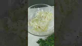 Квашенная капуста со свежим огурцом