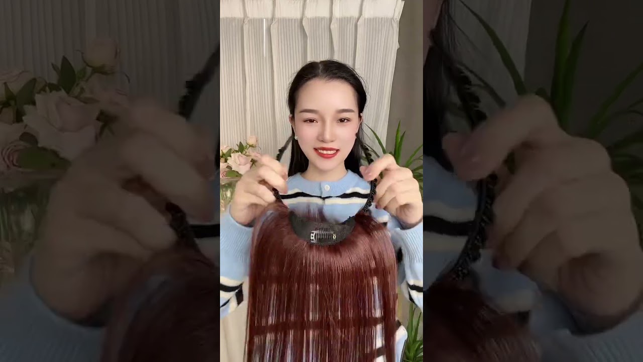 Примерка парика с гладкими волосами | Натуральные или искусственные?