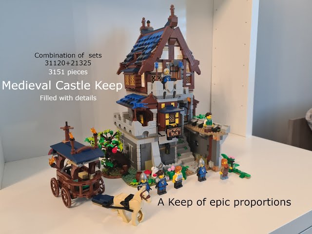 LEGO MOC Medieval Castle Keep by Gr33tje13