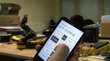 Robot Arm controlled by Windows Phone via Netduino - Part 2