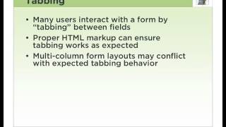 Best Practices for Form Design