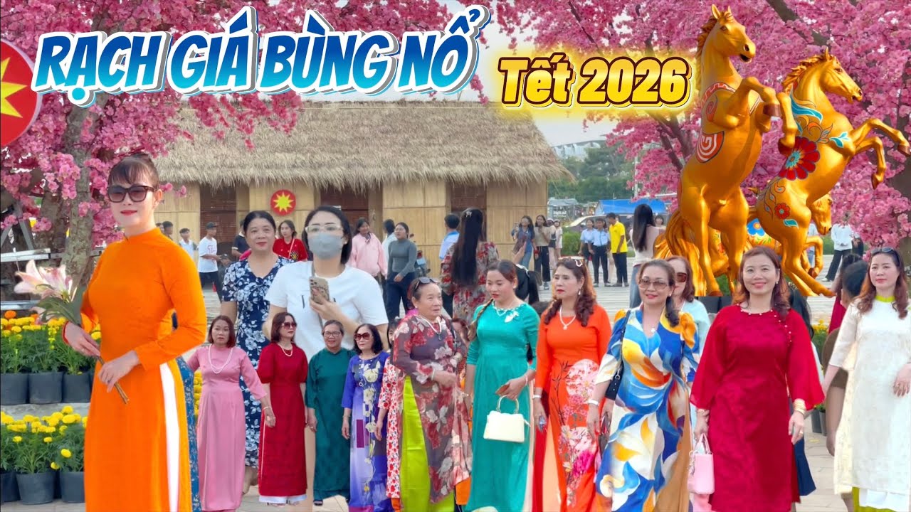 BẤT NGỜ với linh vật |hàng nghìn khách du lịch RẠCH GIÁ hứa hẹn BÙNG NỔ TẾT 2026
