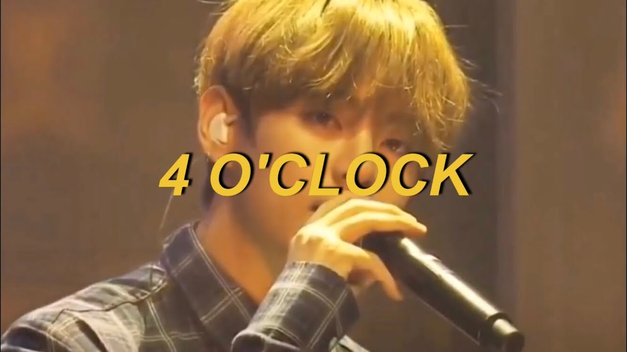 4 O'CLOCK by RM and V of BTS (FESTA PERFORMANCE!!) korean and eng sub
