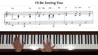 I'll be Seeing You Piano Tutorial SLOW v.2
