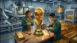 Inside the FIFA World Cup Trophy | How the Iconic Gold Cup Is Crafted (Full Process)