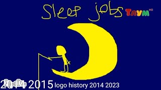 sleep jobs logo history 2014 2023