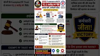 EPFO Demands ₹2.5 Crore PF Back 😨 Employee Wins in High Court!