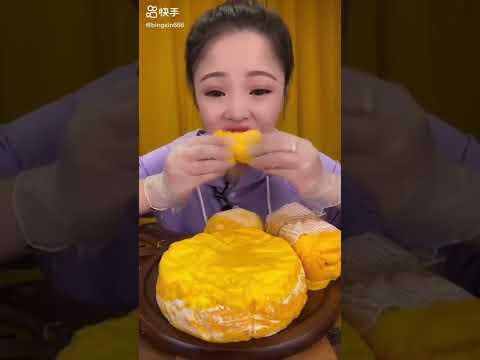 mukbang korean food Asmr|#full creamy crepe roll cake||#Asmr Chinese eating show||#short