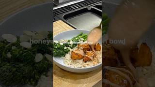 honey mustard salmon bowl 🥣 #healthyrecipes #healthyfood #easyrecipe