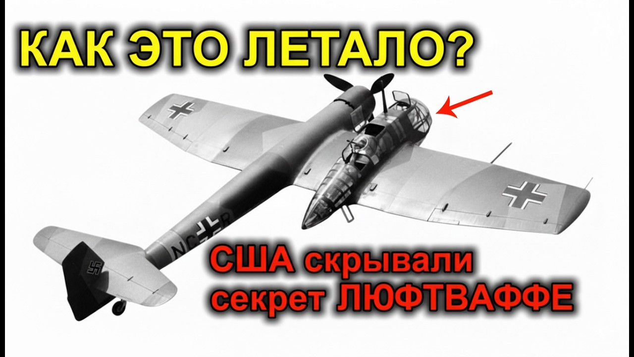 Асимметричное безумие Люфтваффе: Самолет, который не должен был летать!