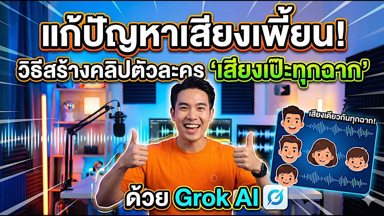 แก้ปัญหาเสียงเพี้ยน! วิธีสร้างคลิปตัวละคร 
