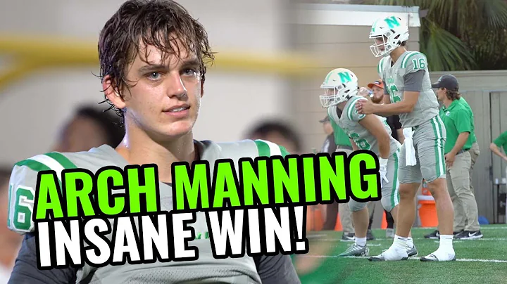 Arch Manning GOES OFF in EPIC Comeback Win! FULL G...
