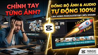 Cách Đồng Bộ Hình Ảnh & Giọng Đọc Tự Động 100% Trong CapCut - Làm Video Podcast/Story Bằng AI screenshot 2