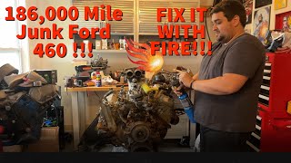 Junkyard Big Block Ford Teardown!! Budget Ford 460 Build!!