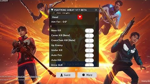 💥P2077KNG CHEAT V7.7 MOD 🤯 MENU OB50 ANTIBAN FULL UPDATE 100% SAFE FF MOD CS | BR RANK WORKING 