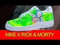 RICK&MORTY CUSTOM AIR FORCE