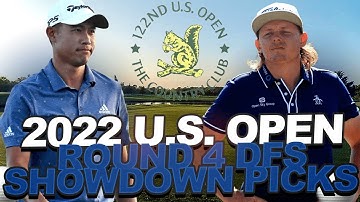 Round 4 Showdown Picks - US Open: Weather, Player Pool, Ownership + Core Plays