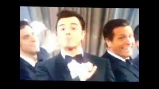Seth Macfarlane We Saw Your Boobs Oscars 2013 Opening