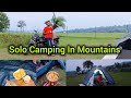 Solo Camping In Mountains|Camping In India|Night Camping
