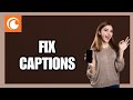 How to Fix Closed Captions on Crunchyroll App!