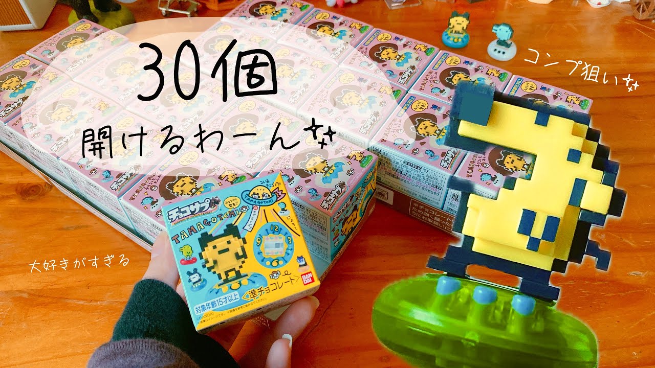 チョコサプたまごっち 30個開封🥚🎉 #チョコサプ #たまごっち