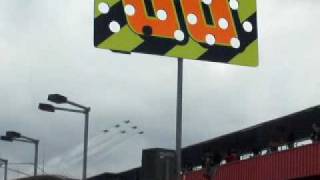 Blue Angels Fly Over Auto Club 500.AVI