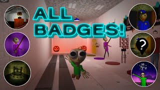 ALL BADGES! - Baldi's MEGA RP! REMASTERED screenshot 1