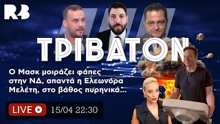 Τρίβατον: Ο Ήλον Μασκ μοιράζει ... σφαλιάρες στην κυβέρνηση και η ΝΔ απαντά με Ελεωνόρα Μελέτη!
