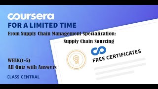 Supply Chain Sourcing ,week (1-4) All Quiz Answers With Assignments.