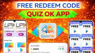 Quiz Ok App Free Redeem Code | Google Play Store Redeem Code | Quiz Ok App | Redeem Code  screenshot 2