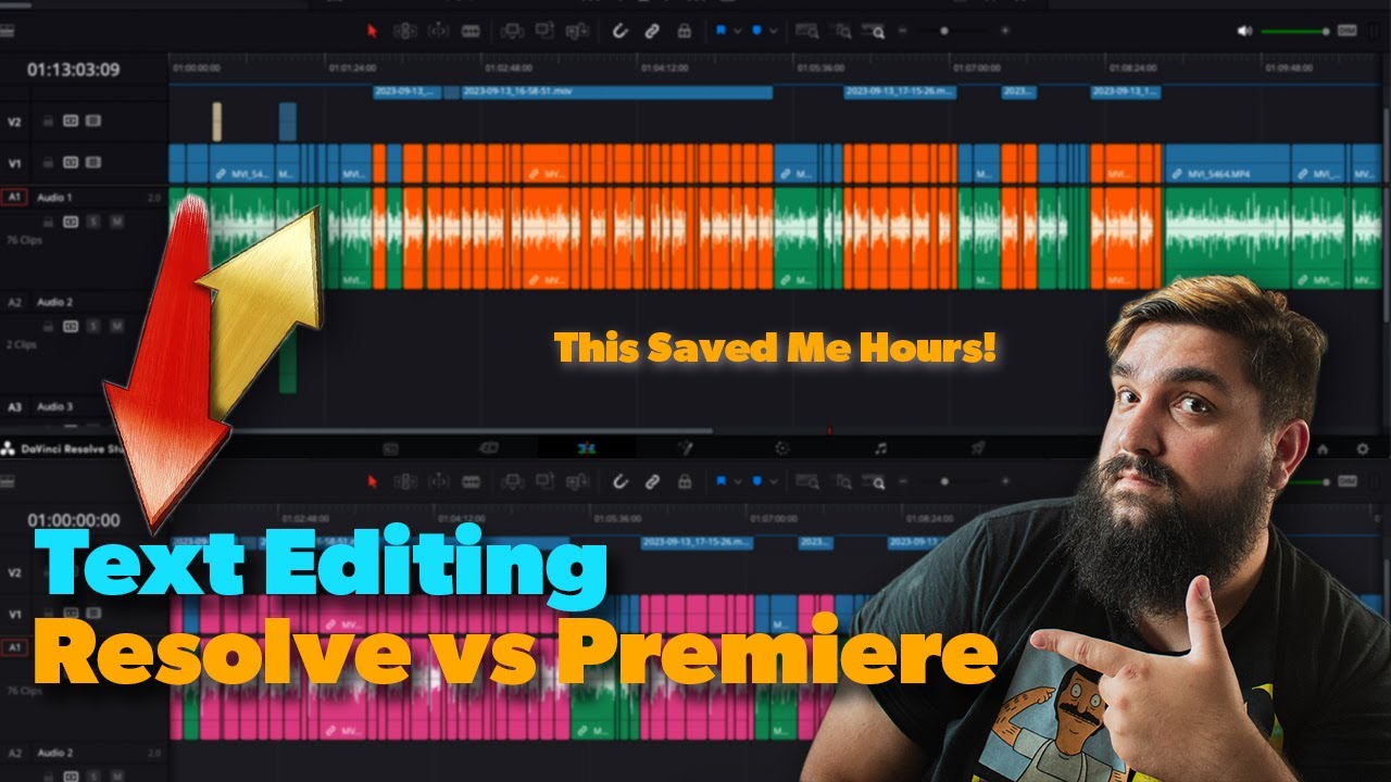 Text Editing | DaVinci Resolve vs. Premiere Pro