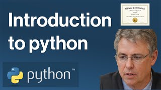 Introduction to the python language