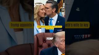 Trump appoints War Secretary Pete Hegseth's wife to key White House role
