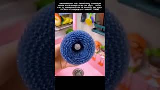 Liquid Push-type Dish Scrubber