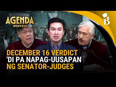 Sotto, Pangilinan: December 16 verdict sa impeachment trial ni VP Sara, hindi pa napag-uusapan
