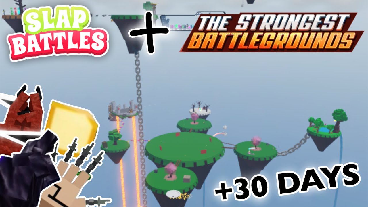 SLAP BATTLES 👏 but in THE STRONGEST BATTLEGROUNDS 💪