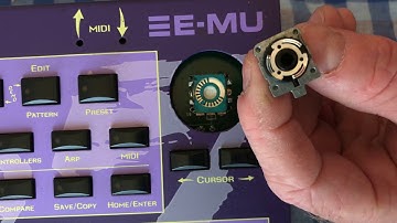 Encoder wheel clean on the Emu Command Station MP7