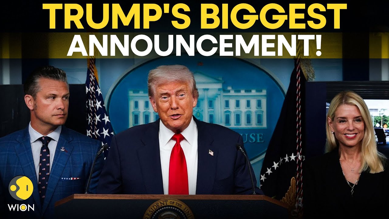 Trump LIVE: US President Donald Trump Makes Big Announcement From Oval Office  | USA LIVE | WION Trump LIVE: US President Donald Trump Makes Big Announcement From Oval Office  | USA LIVE | WION