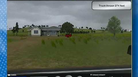 Simulation: Tornado vs. truck