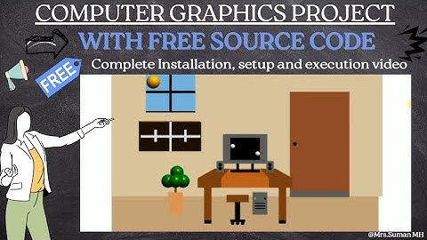 Office Setup | OpenGL Project |  Computer Graphics Project | With Free Source Code