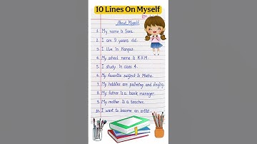 Thumbnail of Self Introduction in English || 10 Lines SelfIntroduction in English ||  About myself ||