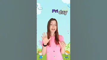 تعلم ايام الأسبوع بالانجليزية 