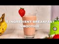 Strawberry banana breakfast smoothie blendjet recipe