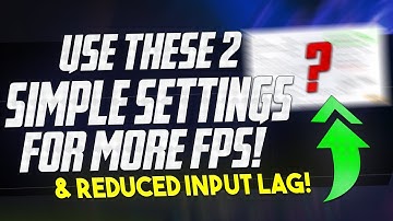 🔧 These 2 Simple settings can improve FPS and REDUCE input latency in MOST GAMES *BEST SETTINGS* ✅