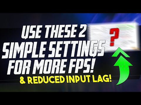   These 2 Simple Settings Can Improve FPS And REDUCE Input Latency In MOST GAMES BEST SETTINGS