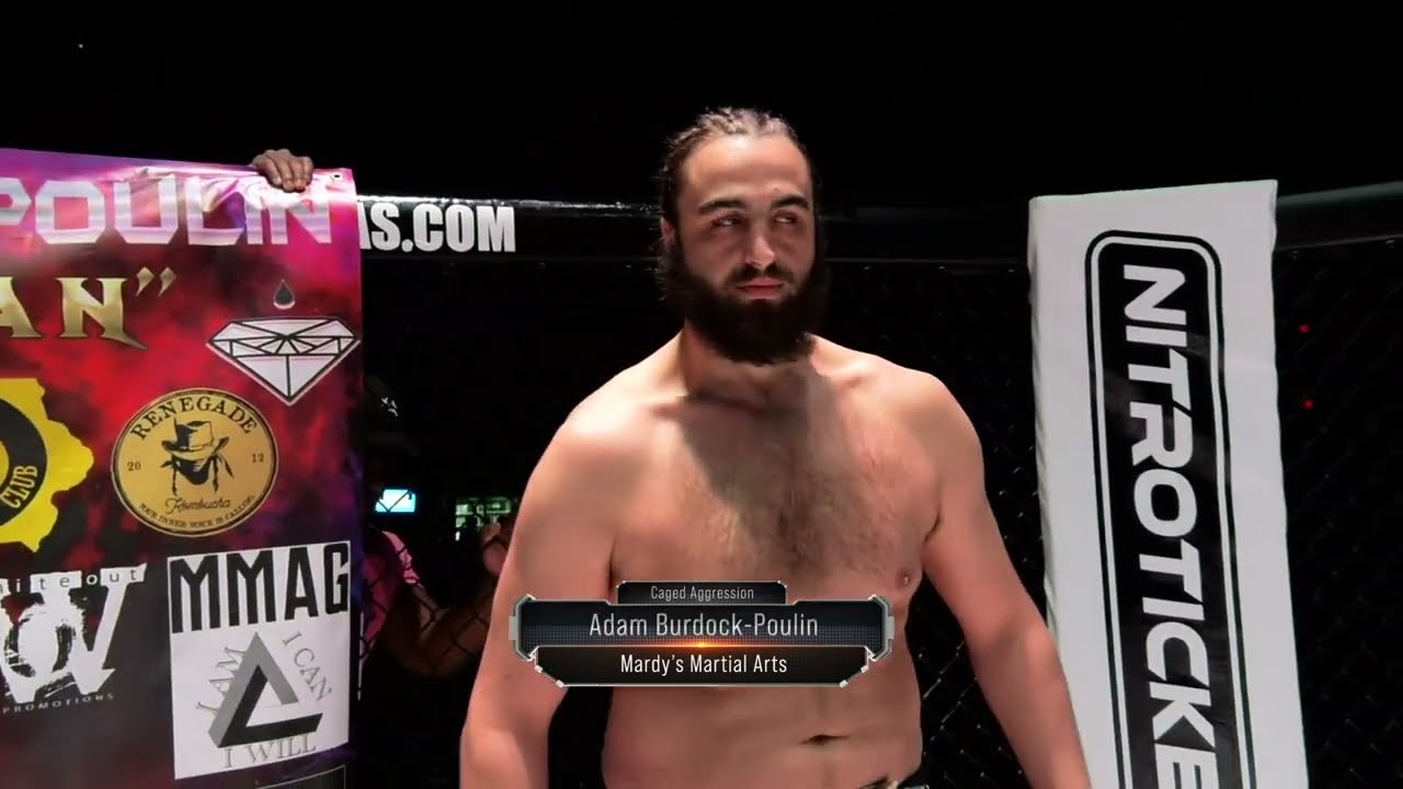 Adam Burdock Poulin vs Cody Baker Caged Aggression XXXVII “Path to Glory”