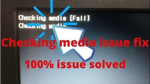 Check media failed || 100% solve the issue|| dell,Acer,hp,sony,lenovo||booting media ||black screen