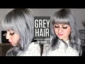 HOW TO GET SILVER GREY HAIR / Roux fancifull 41 True steel rinse tutorial